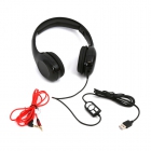 Headphones Freestyle Stereo FH4920 Black Mini Jack + USB