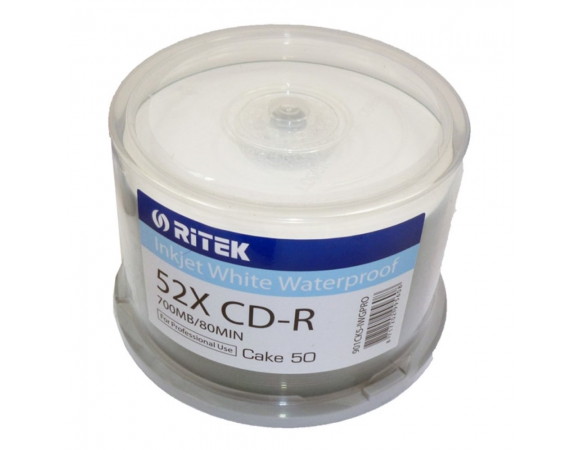 Traxdata CD-R 700MB 52x Printable Glossy Waterproof Cake 50 Traxdata CD-R 700MB 52x Printable Glossy Waterproof Cake 50