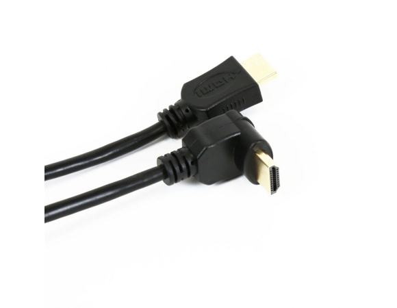 Cable HDMI OMEGA v.1.4 Gold Angular 1,5m Blister