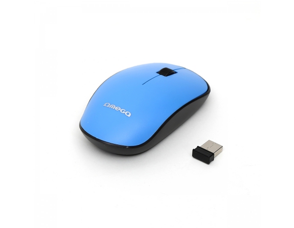 Mouse Omega  Wireless 2,4 GHz 1200dpi Blue