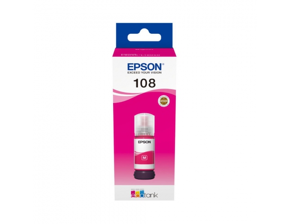 Μελάνι Epson 108 Magenta (C13T09C34A)