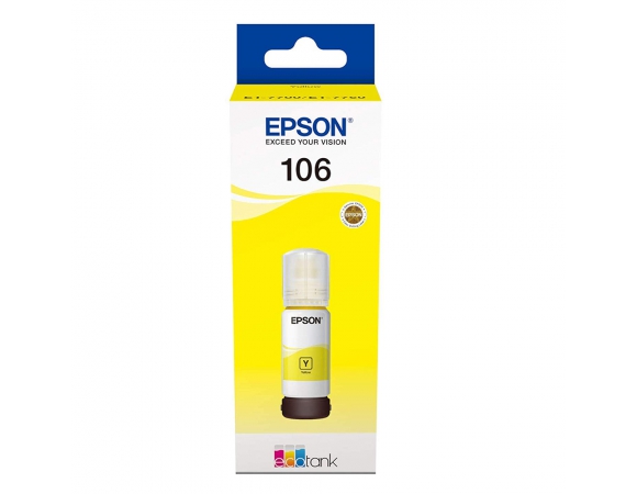 Μελάνι Epson 106 Yellow (C13T00R440)