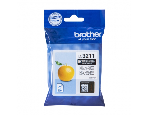 Μελάνι Brother LC-3211BK Black