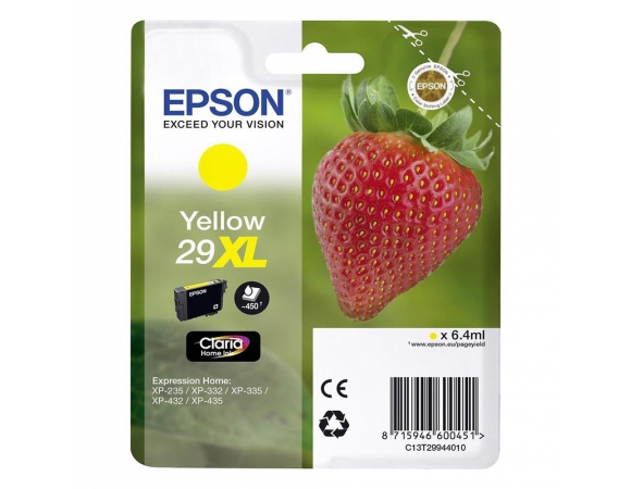 Μελάνι Epson 29XL Yellow (C13T29944012)