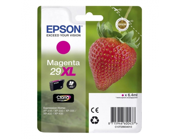 Μελάνι Epson 29XL Magenta (C13T29934012)