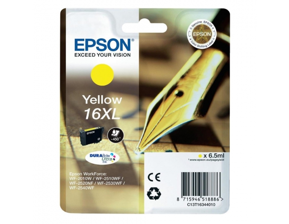 Μελάνι Epson 16XL Yellow (C13T16344012)