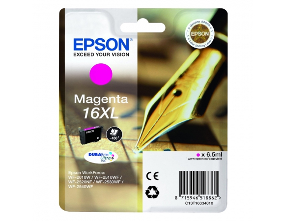 Μελάνι Epson 16XL Magenta (C13T16334012)