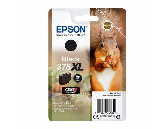 Μελάνι Epson 378XL Black (C13T37914010)