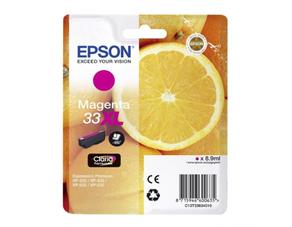 Μελάνι Epson 33XL Magenta (C13T33634012)