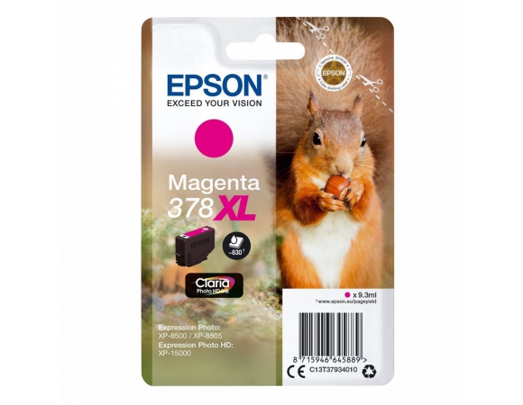 Μελάνι Epson 378XL Magenta (C13T37934010)