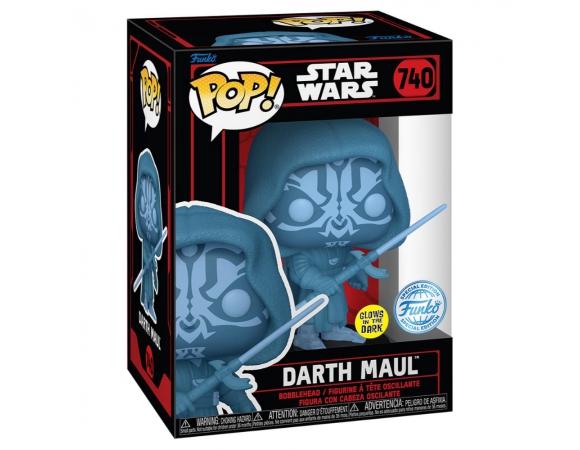 Funko Pop! Movies: Star Wars - Darth Maul Glows in the Dark #740 Special Edition