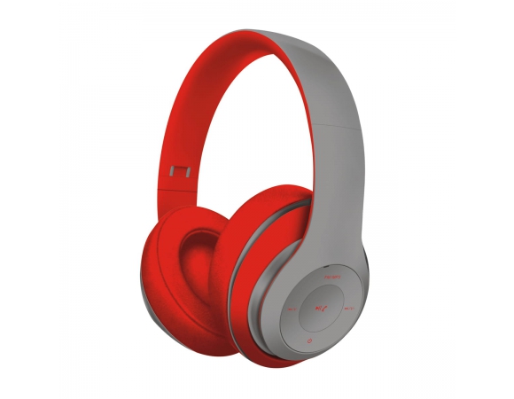 Headphones Freestyle Wireless Bluetooth Grey/Red