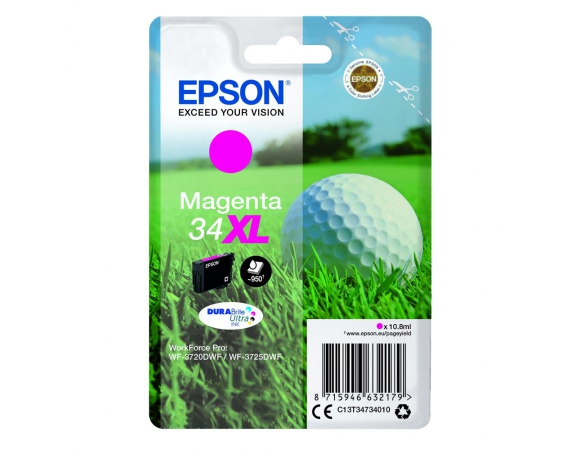 Μελάνι Epson 34XL Magenta (C13T34734010)