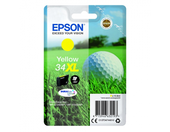 Μελάνι Epson 34XL Yellow (C13T34744010)